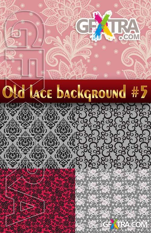Vintage lace background #5 - Stock Vector