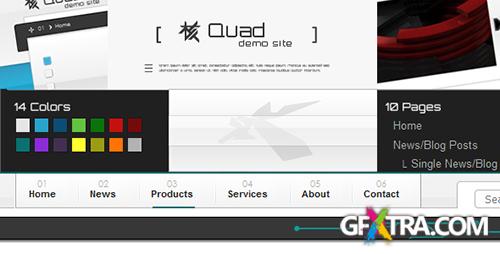 ThemeForest - Quad xHTML Template NewsBlog and Product Catalogue