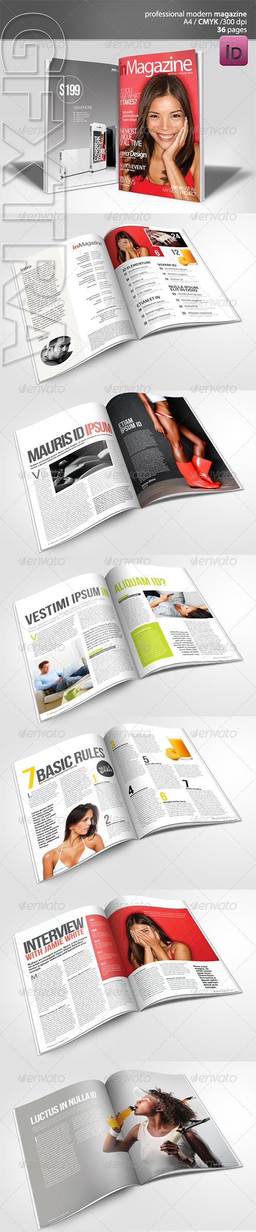 GraphicRiver - Modern Magazine 36 pages