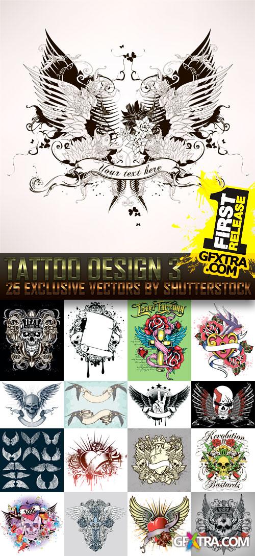 Tattoo Design 3, 25xEPS
