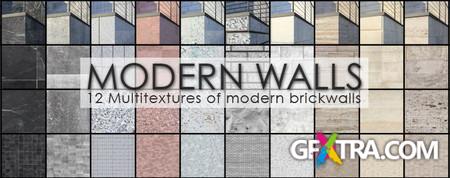 12 Highly Detailed Textures VIZPARK : Modern Walls