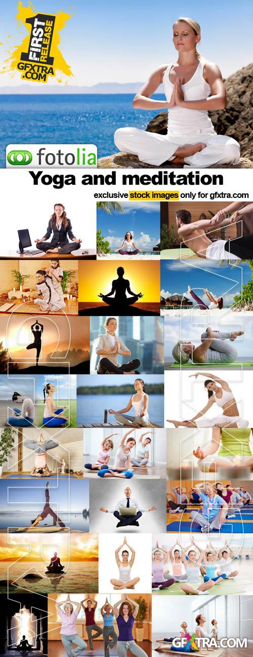 Yoga and Meditation - 25x JPEG
