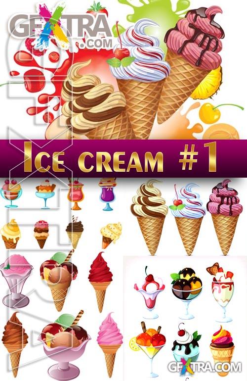 Ice Cream #1 - Stock Vector