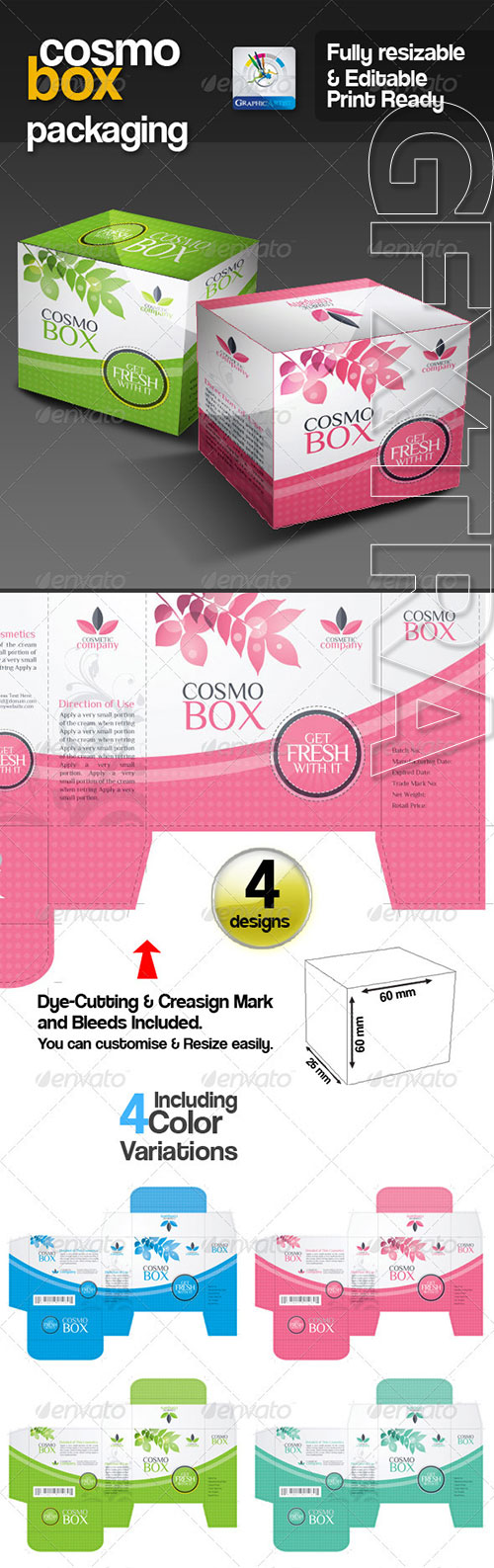 GraphicRiver - GA CosmoBox Multipurpose Packaging