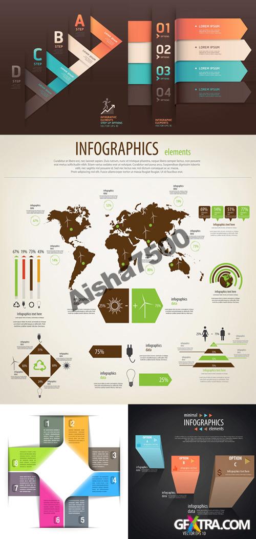 Infographics Elements for Vector Design Set #91