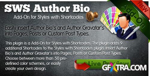 CodeCanyon - SWS Author Bio Add-on for Styles with Shortcodes v1.0.0