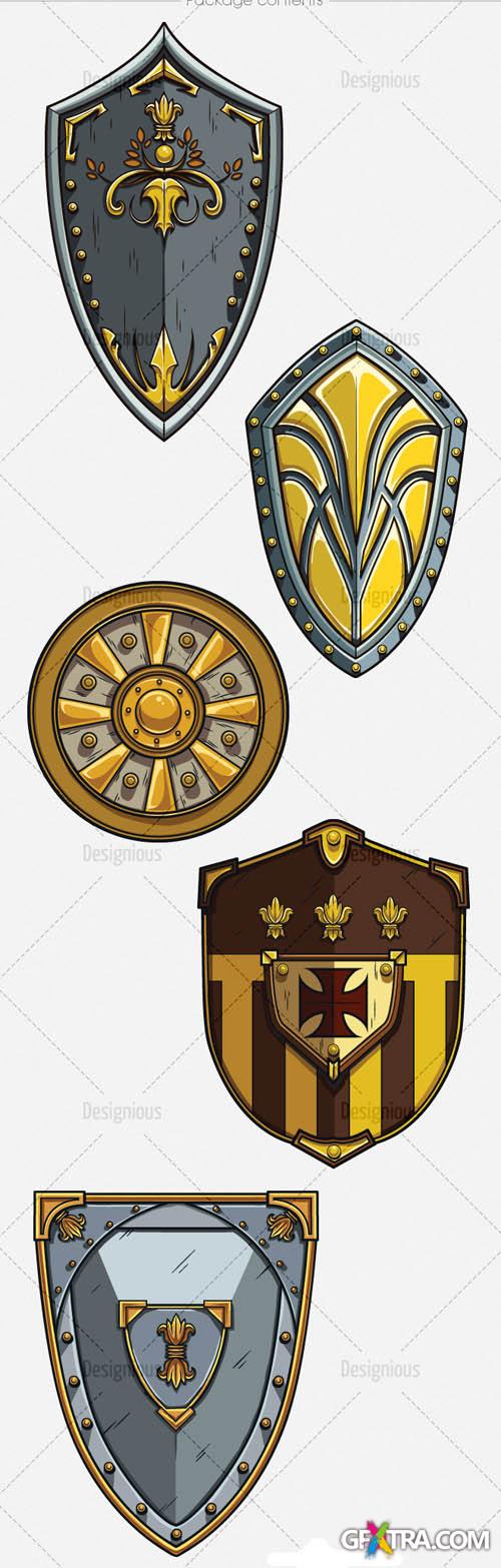 Shields Vector Pack 1
