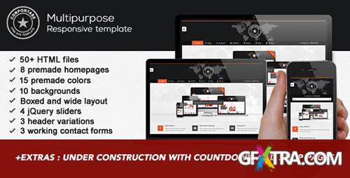 ThemeForest - Corportase multipurpose responsive site template - RIP