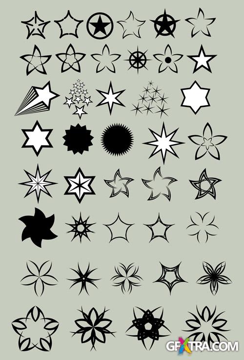 Vector Clipart - Stars