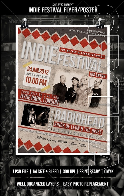 GraphicRiver - Indie Festival Flyer / Poster