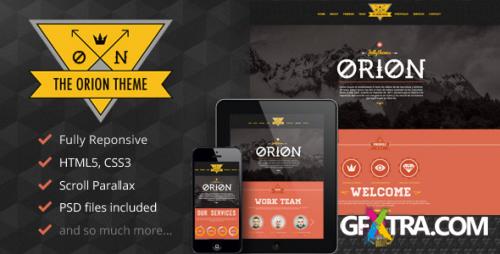ThemeForest - Orion - Responsive Parallax One Page Portfolio