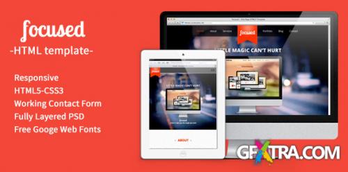 ThemeForest - focused - One Page HTML5 Template