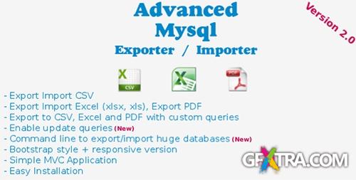 CodeCanyon - Advanced Mysql Exporter/Importer v2.0