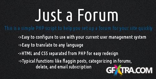 CodeCanyon - Just a Forum v2.1.1
