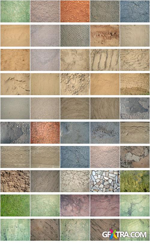 50 Ground and Soil Textures Set 1