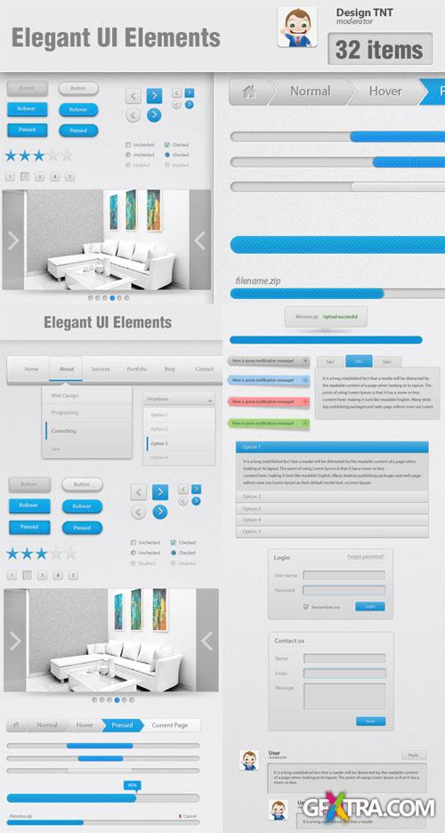 Designtnt - Elegant Website UI Elements