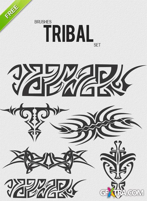 Designtnt - Brushes Tribal Set