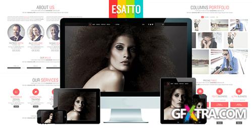 ThemeForest - Esatto - One Page Responsive Bootstrap Template - RIP
