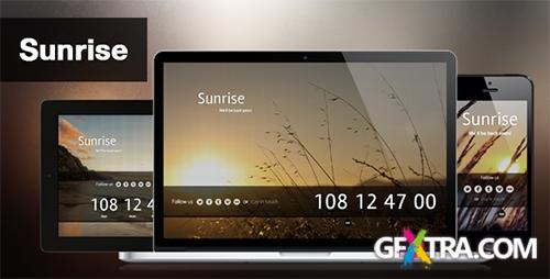 ThemeForest - Sunrise v1.1 - Coming Soon Page