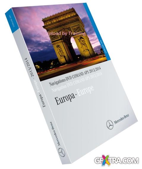 Mercedes-Benz Navigations-DVD COMAND APS Europa 2013 / 2014 (NTG 2)