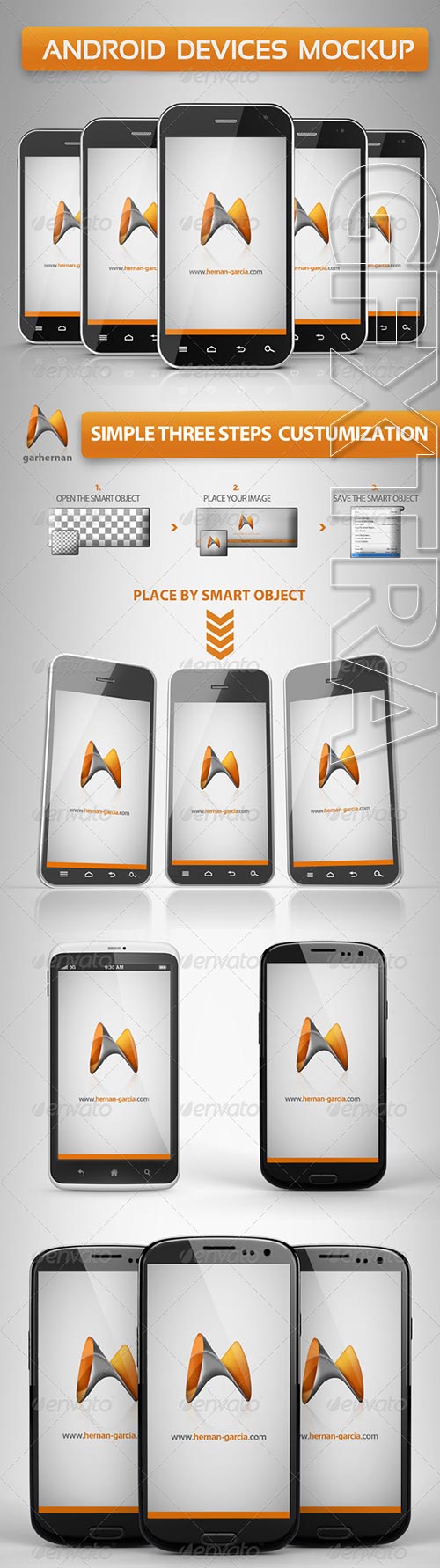 GraphicRiver - Android Devices Mockup
