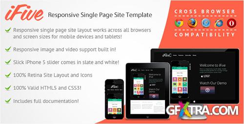ThemeForest - iFive Responsive Single Page App Site Template