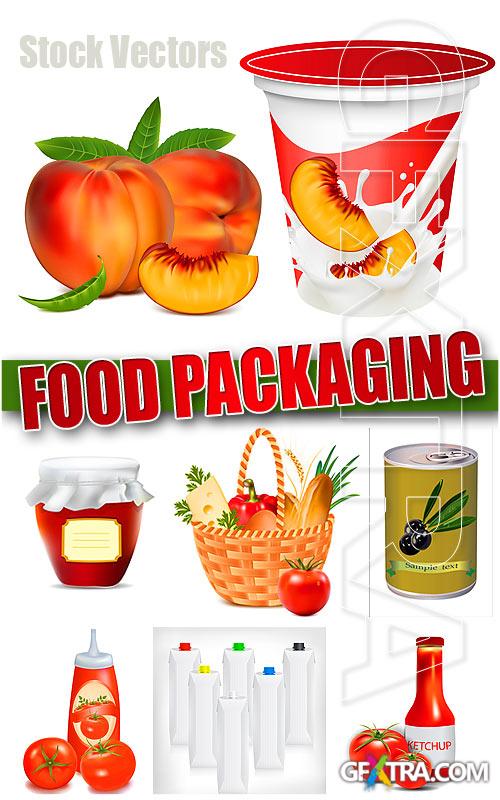 Food packaging - Stock Vectors
