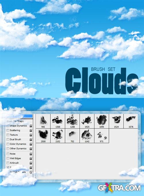 Designtnt - Clouds PS Brushes