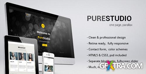 ThemeForest - PURESTUDIO - HTML5, One Page Parallax Template - RIP