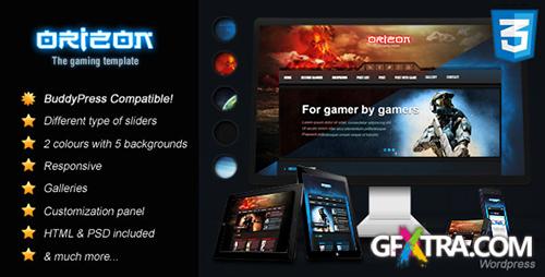 ThemeForest - Orizon v3.0 - The Gaming Template WP version