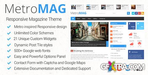 ThemeForest - Metro Magazine v1.0.4 Responsive WordPress Theme