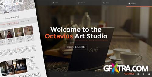 ThemeForest - Octavius - Responsive One Page Template - RIP