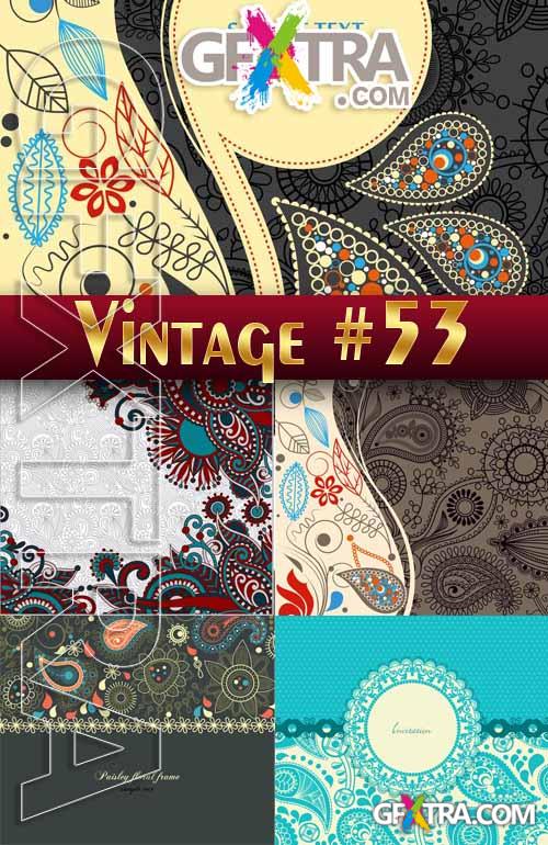 Vintage backgrounds #53 - Stock Vector