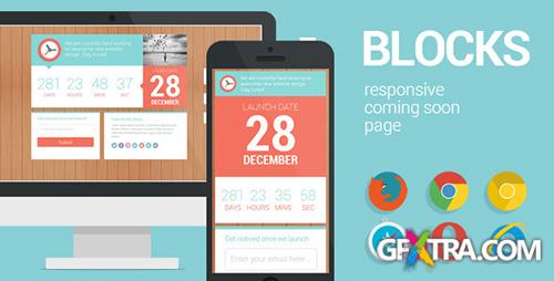 ThemeForest - Blocks - Responsive Coming Soon page - RIP