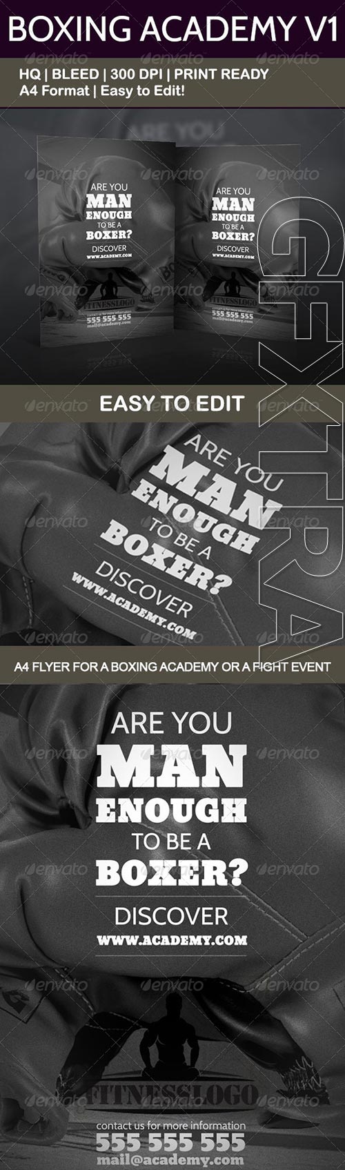 Graphicriver - Boxing Academy Flyer V1
