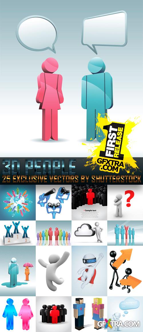 3D People 25xEPS