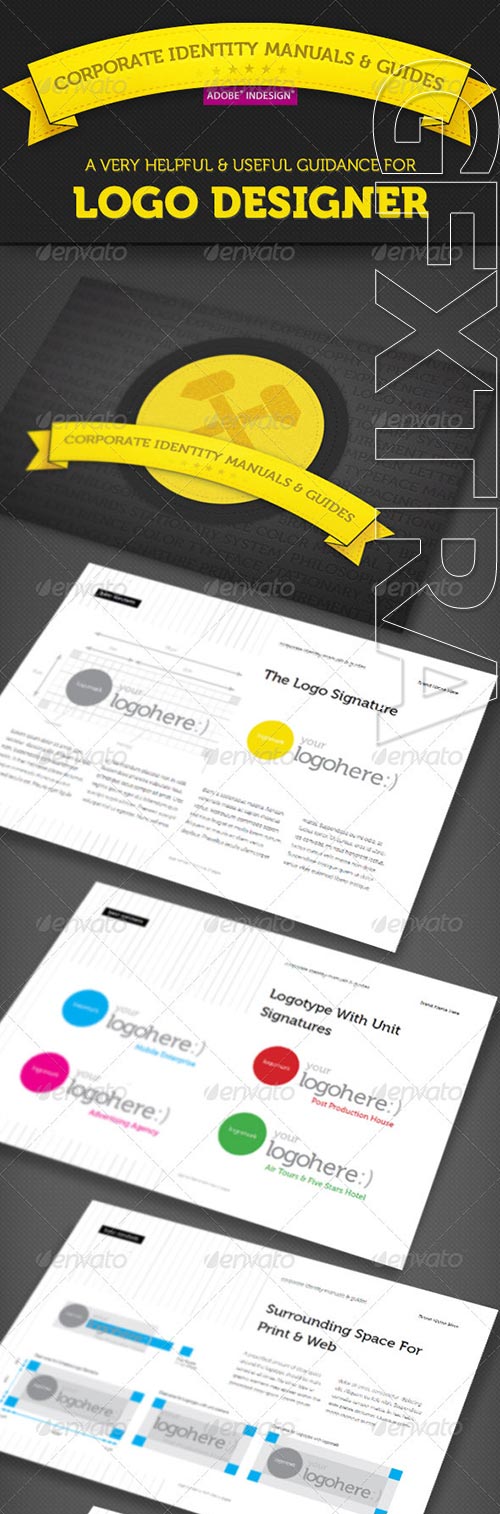 GraphicRiver - Corporate Identity Manuals and Guides Template