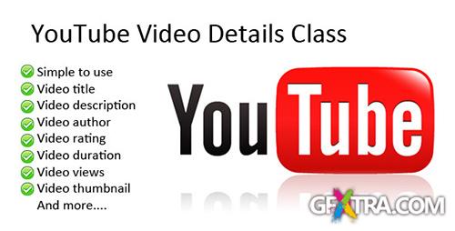 CodeCanyon - YouTube Video Details Class