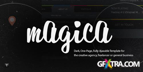 ThemeForest - Magica - One Page, Fully Ajaxable HTML Template - RIP