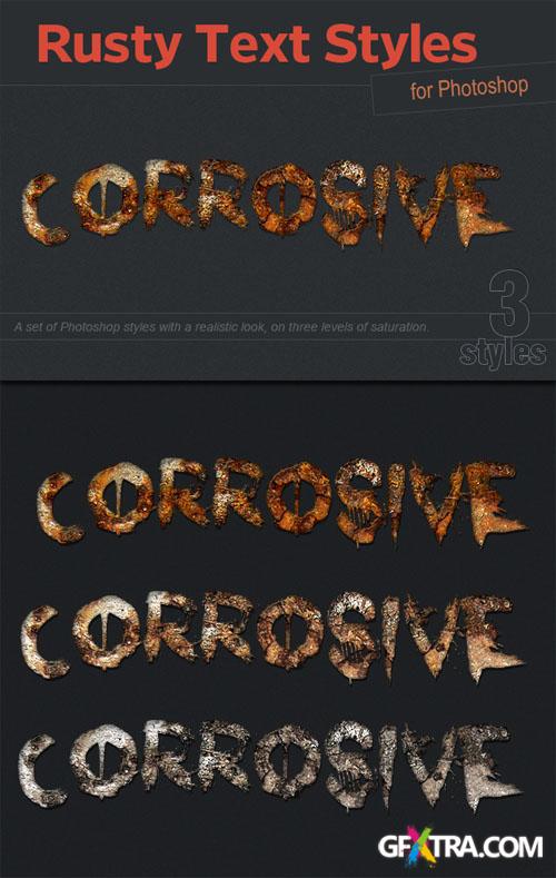 Designtnt - Rusty Text Effects & Styles