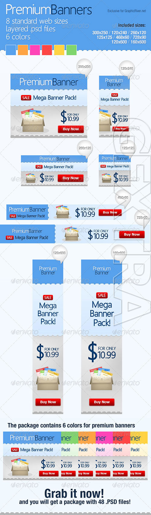 GraphicRiver - Premium Web Banners (Mega Pack)