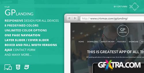 ThemeForest - GP Landing - Responsive One Page Landing Template - RIP