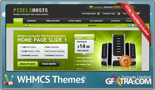 Pixel Hosts - Version 5.0 WHMCS 5.x Template