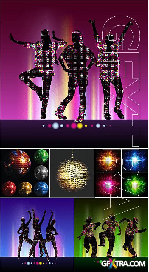 Night party backgrounds
