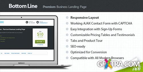ThemeForest - Bottom Line - Premium Business Landing Page - FULL