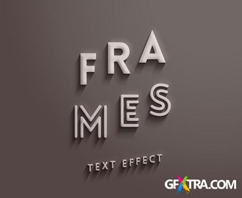 Pixeden - Psd Frames Text Effect