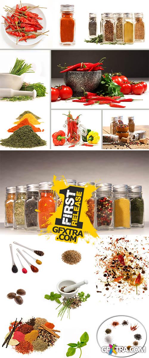 Stock Photo: Collage of ingredients