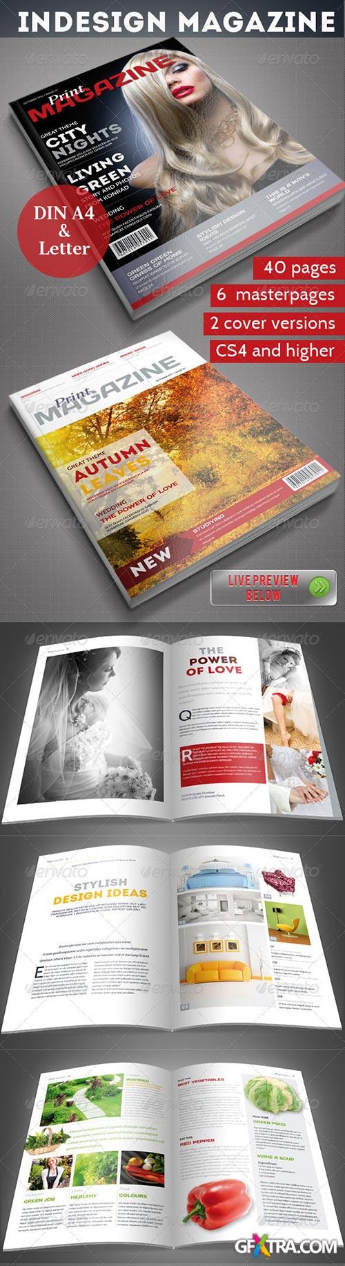 GraphicRiver - InDesign Magazine Template 40 pages