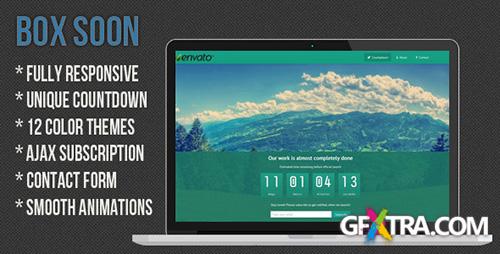 ThemeForest - BoxSoon - Responsive Coming Soon Page - RIP