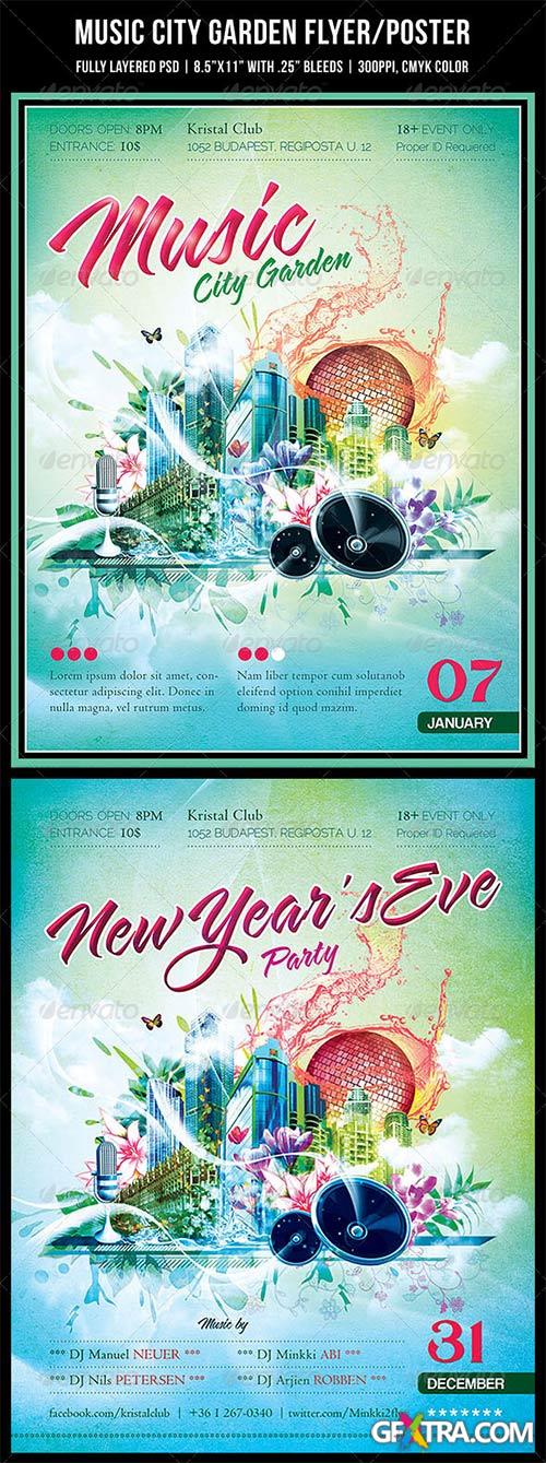Graphicriver - Music City Garden Party Poster Flyer